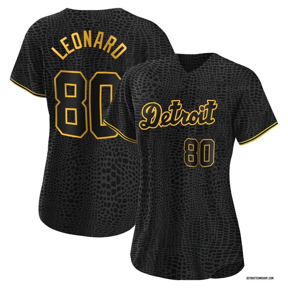 Replica Eddys Leonard Women s Detroit Tigers Snake Skin City